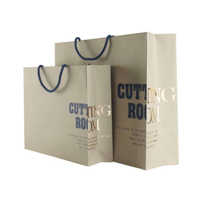 printed Retail paper bags