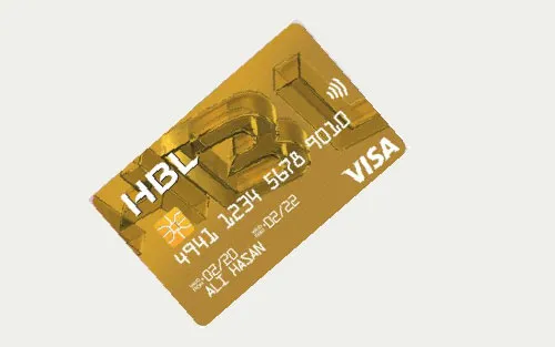 HBL gold credit card